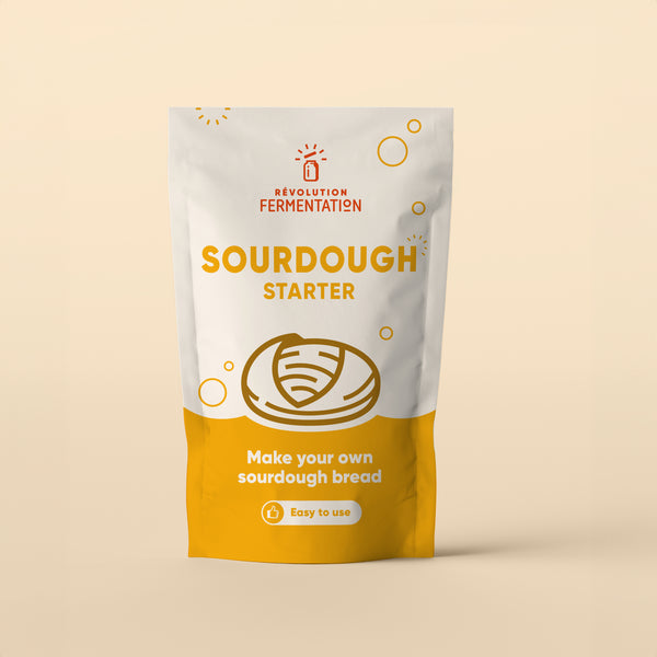 Dehydrated sourdough starter