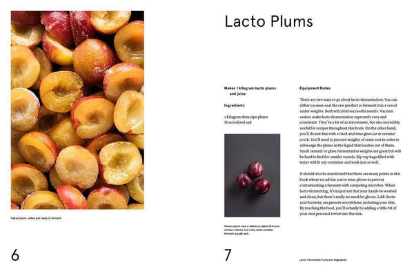 Lacto Fermented Plums recipe inside the Noma Guide to Fermentation