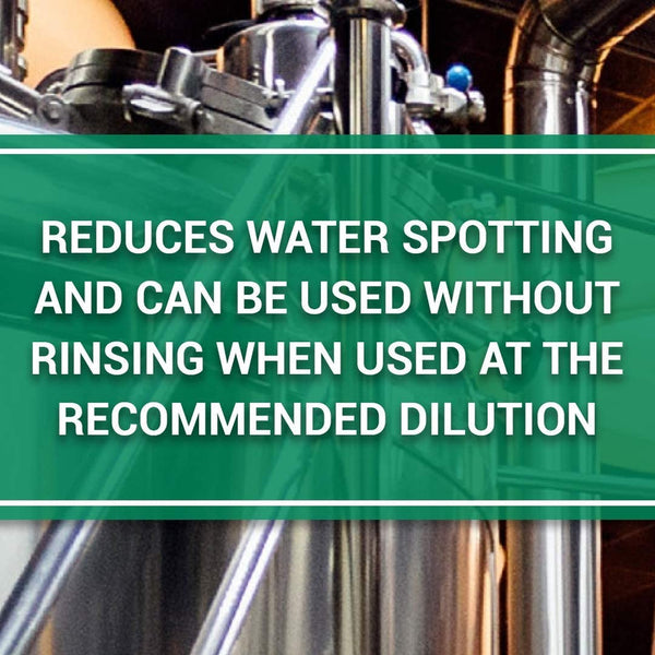 Star San Disinfectant Reduces Water Spotting