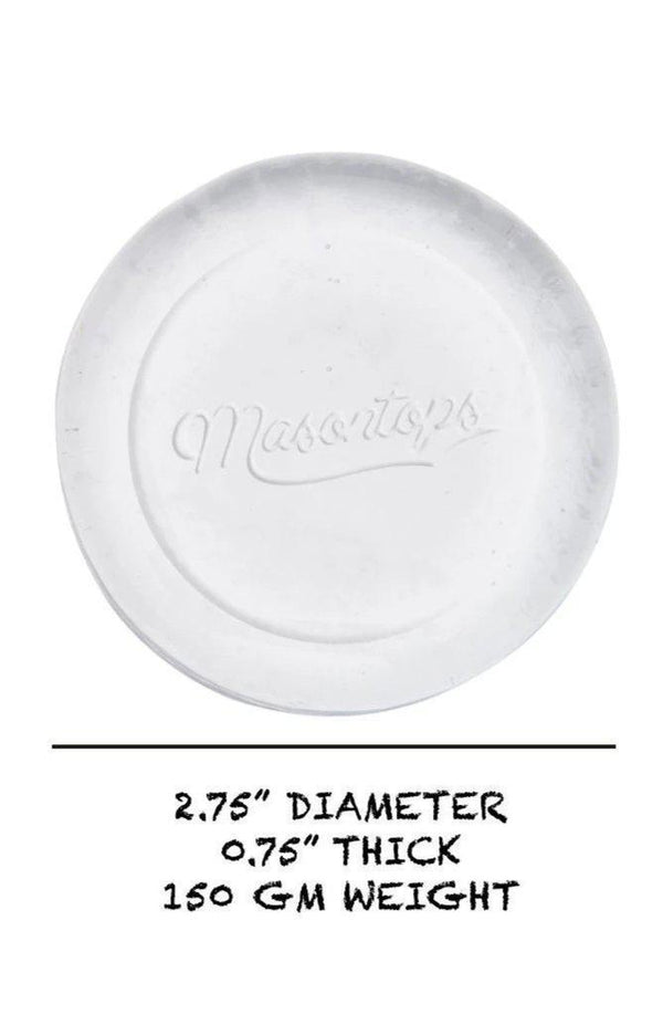 Wide mouth Glass Weight for fermented vegetables