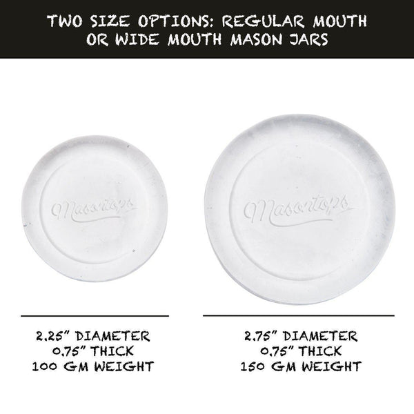 Glass Weights (regular & wide) for fermented vegetables