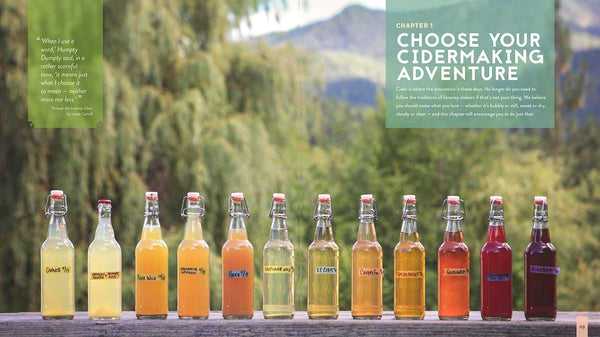 Bottles of hard cider