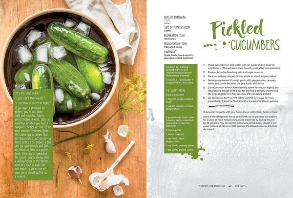 Fermentation Revolution recette de cornichons