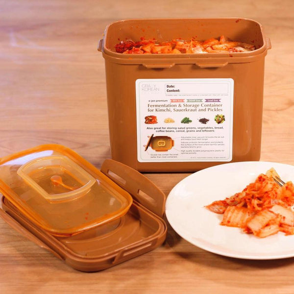 Crazy Korean Cooking kimchi container