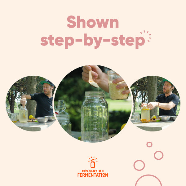 Water Kefir Making Process