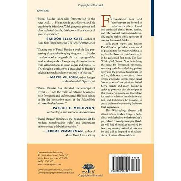 The Wildcrafting Brewer: Creating Unique Drinks and Boozy Concoctions from Nature's Ingredients Book Back cover