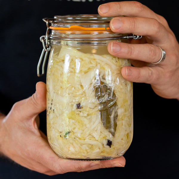Traditional Alsatian sauerkraut from the Fermentation Revolution kit