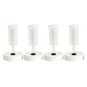 4 regular mouth mason jar lids with airlock