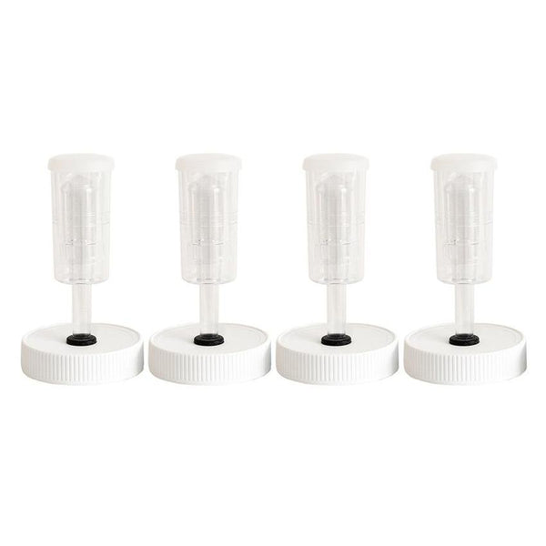 4 regular mouth mason jar lids with airlock