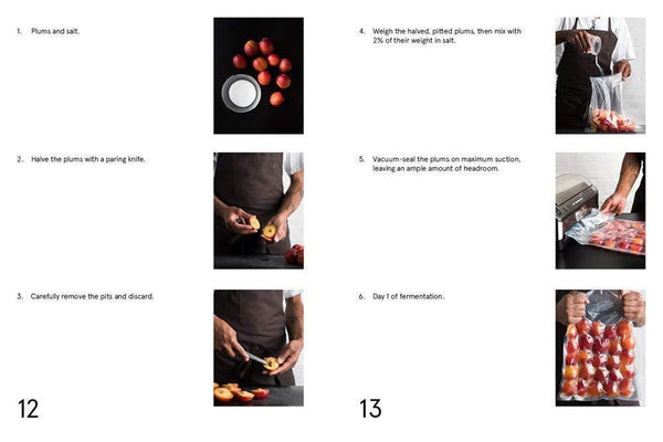 Fermented Plums pages inside the Noma Guide to Fermentation