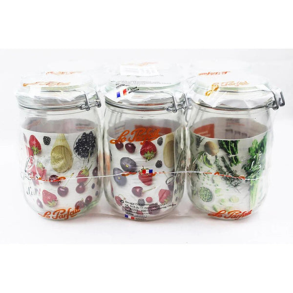 Le Parfait glass fermentation jar - Pack of 6