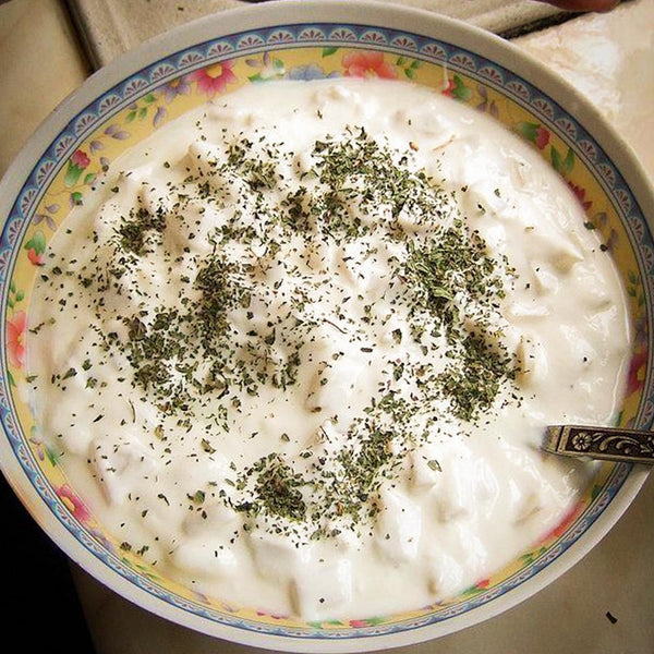 Matsoni Yogurt with herbs