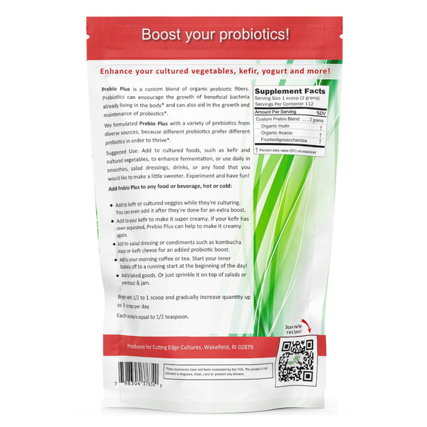 Prebio Plus Prebiotic Powder Fiber Packaging