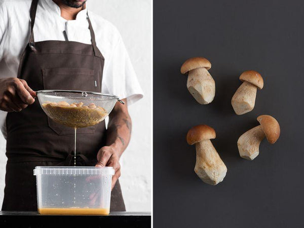 Lacto Fermented Cep Mushroom recipe inside the Noma Guide to Fermentation